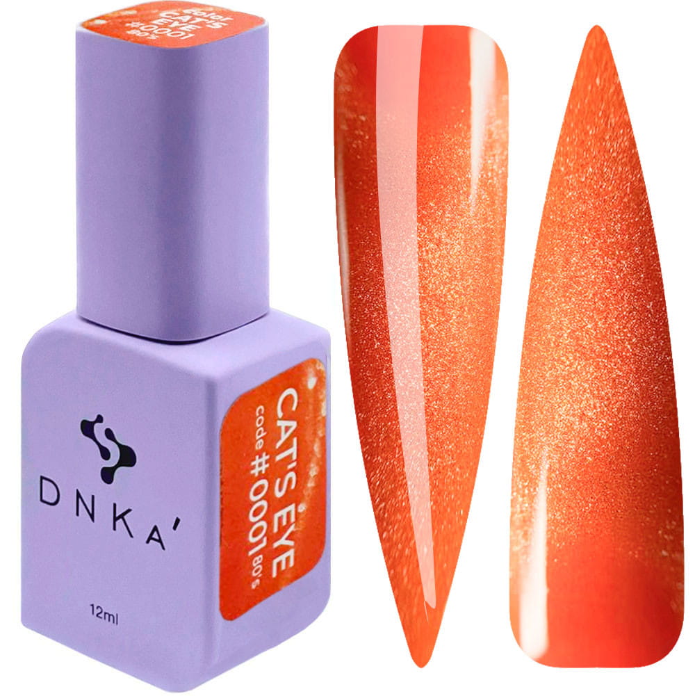 DNKa Cat's Eye 80's #0001 lakier hybrydowy magnetyczny 12ml kocie oko