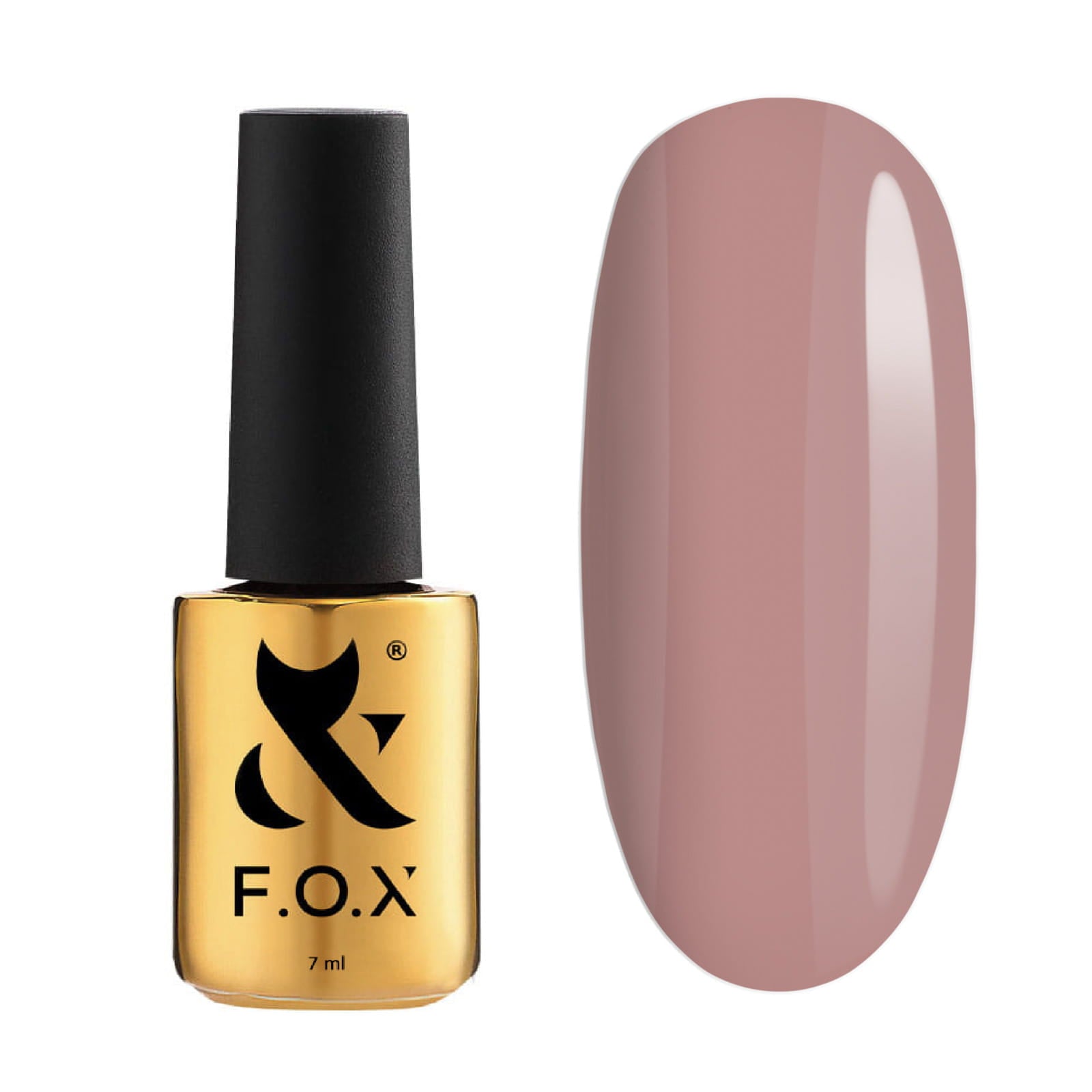 F.O.X Lakier Hybrydowy 7 ml - Mocha Mousse 104 Pastelowy Mleczny Róż