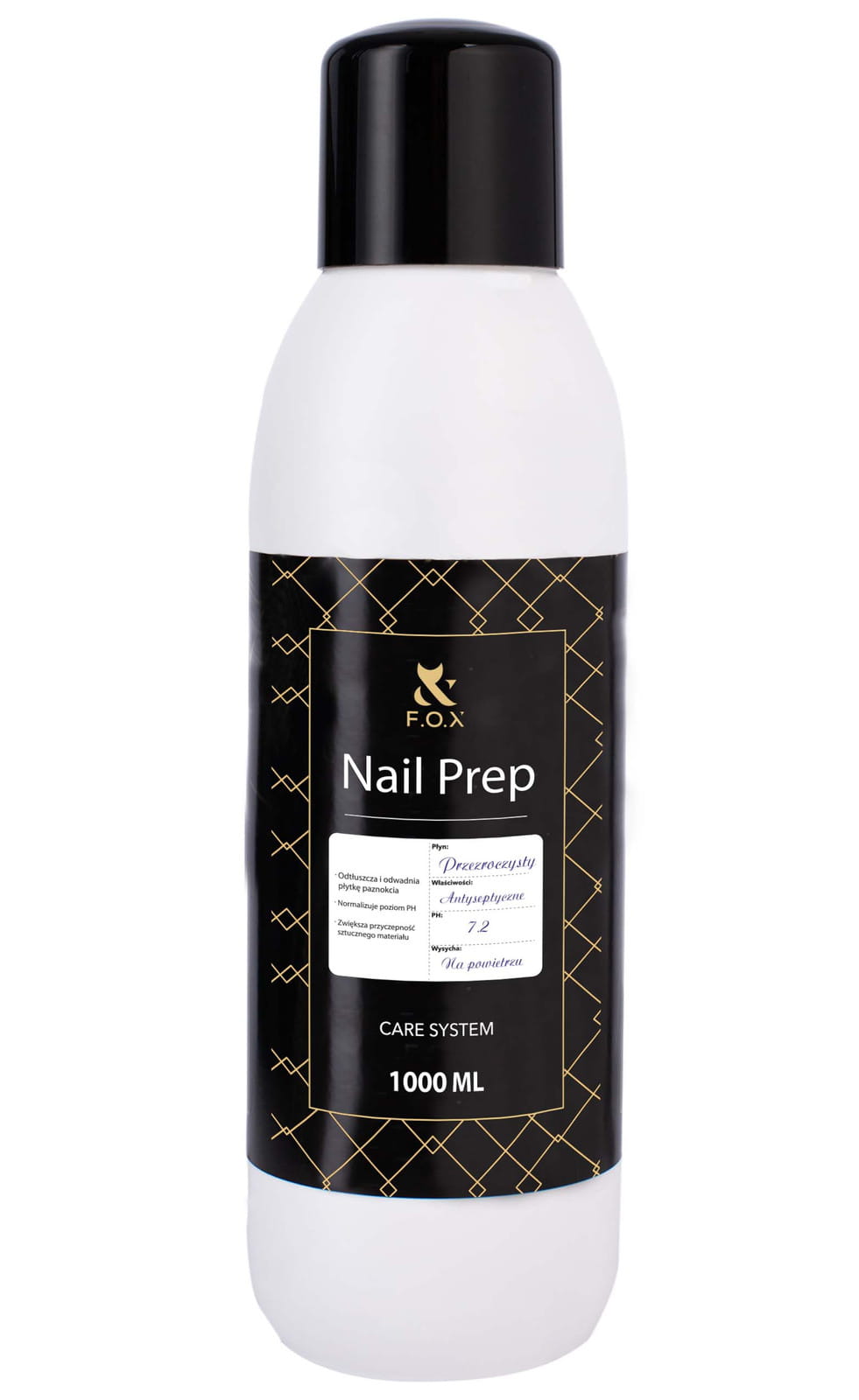 F.O.X Nail Prep 1000 ml odtłuszczacz i dehydrator do paznokci profesjonalny