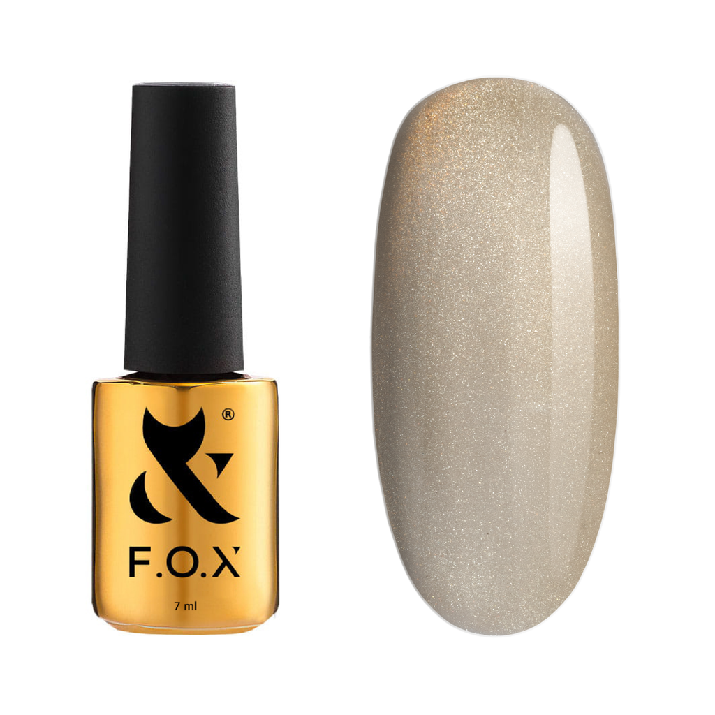 F.O.X Gel Polish Cat Eye 001 7 ml Lakier hybrydowy magnetyczny beżowy