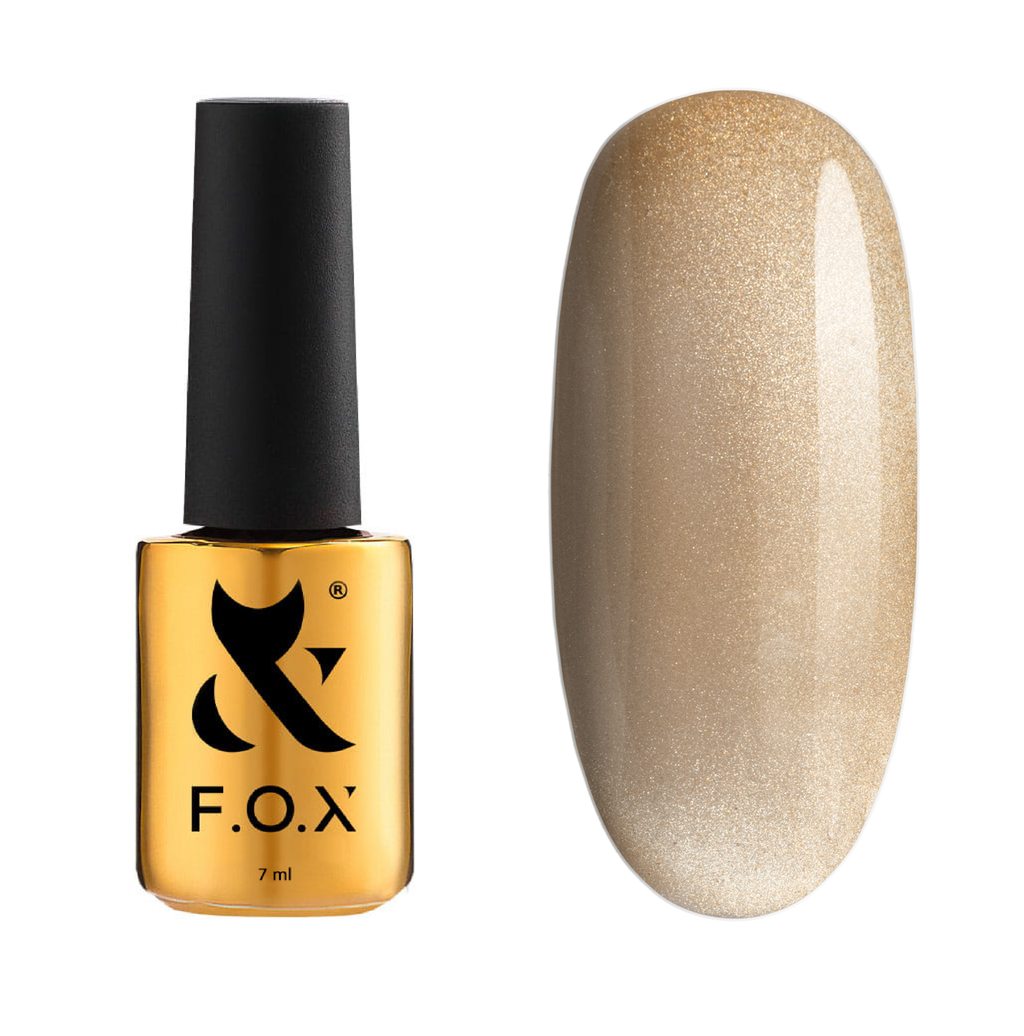 F.O.X Cat Eye 002 Lakier hybrydowy magnetyczny 7 ml beżowy эффект kociego oka