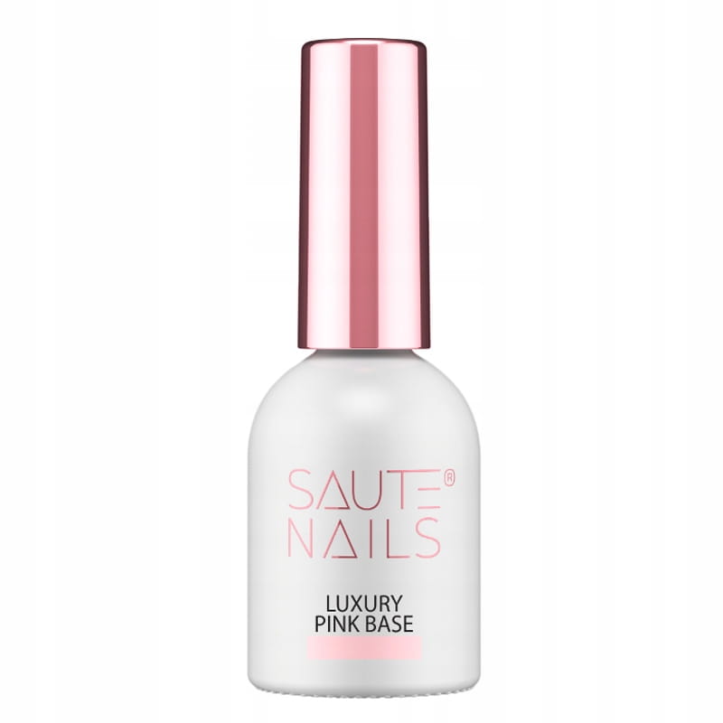 Saute Nails Luxury Base Pink 8 ml – różowa baza hybrydowa