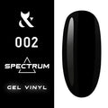 Fox Spectrum 002 Czarny Lakier Hybrydowy 7ml LED/UV Trwały Połysk Cruelty-Free