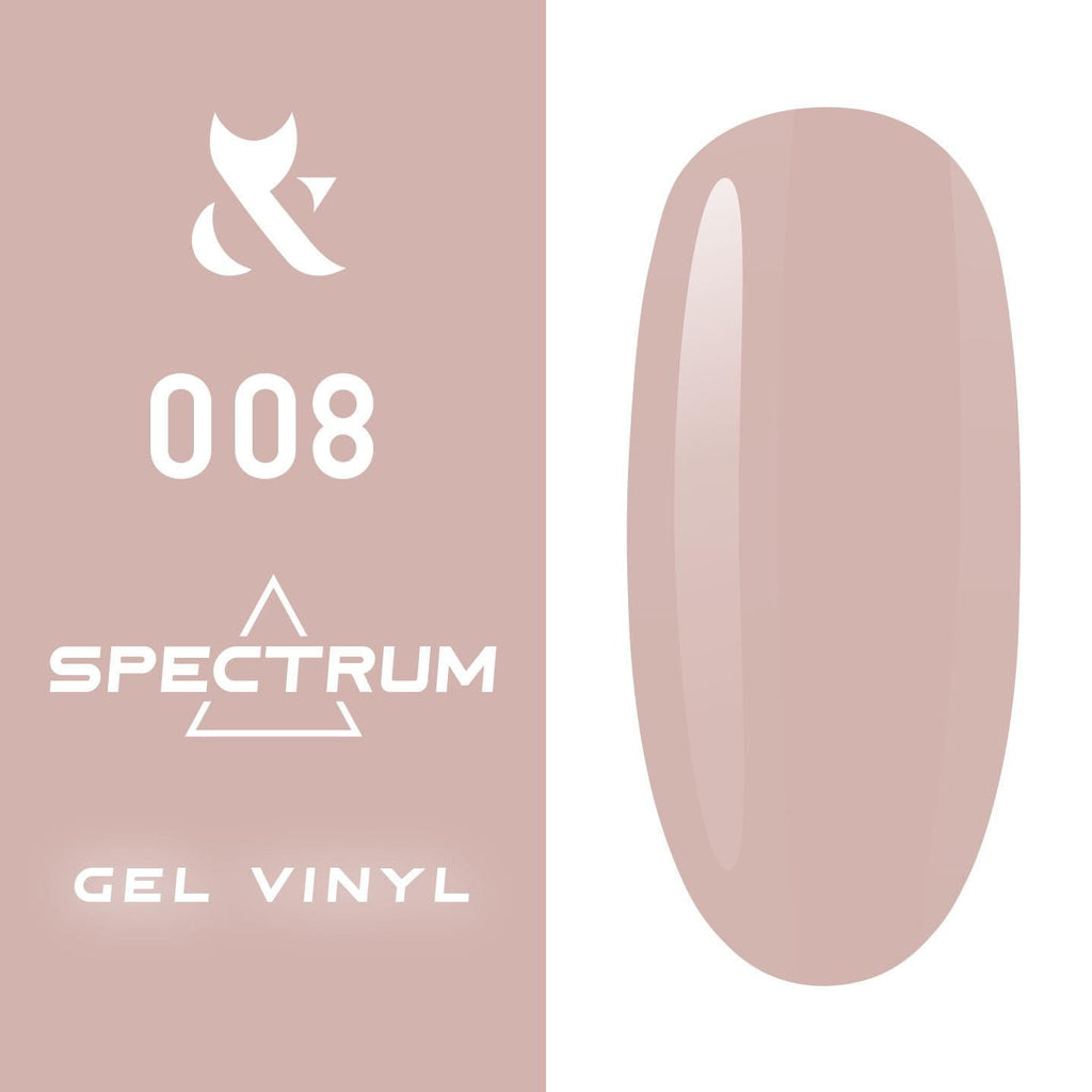 Fox Spectrum 008 Lakier Hybrydowy Różowy 7ml - Trwały Manicure Hybrydowy