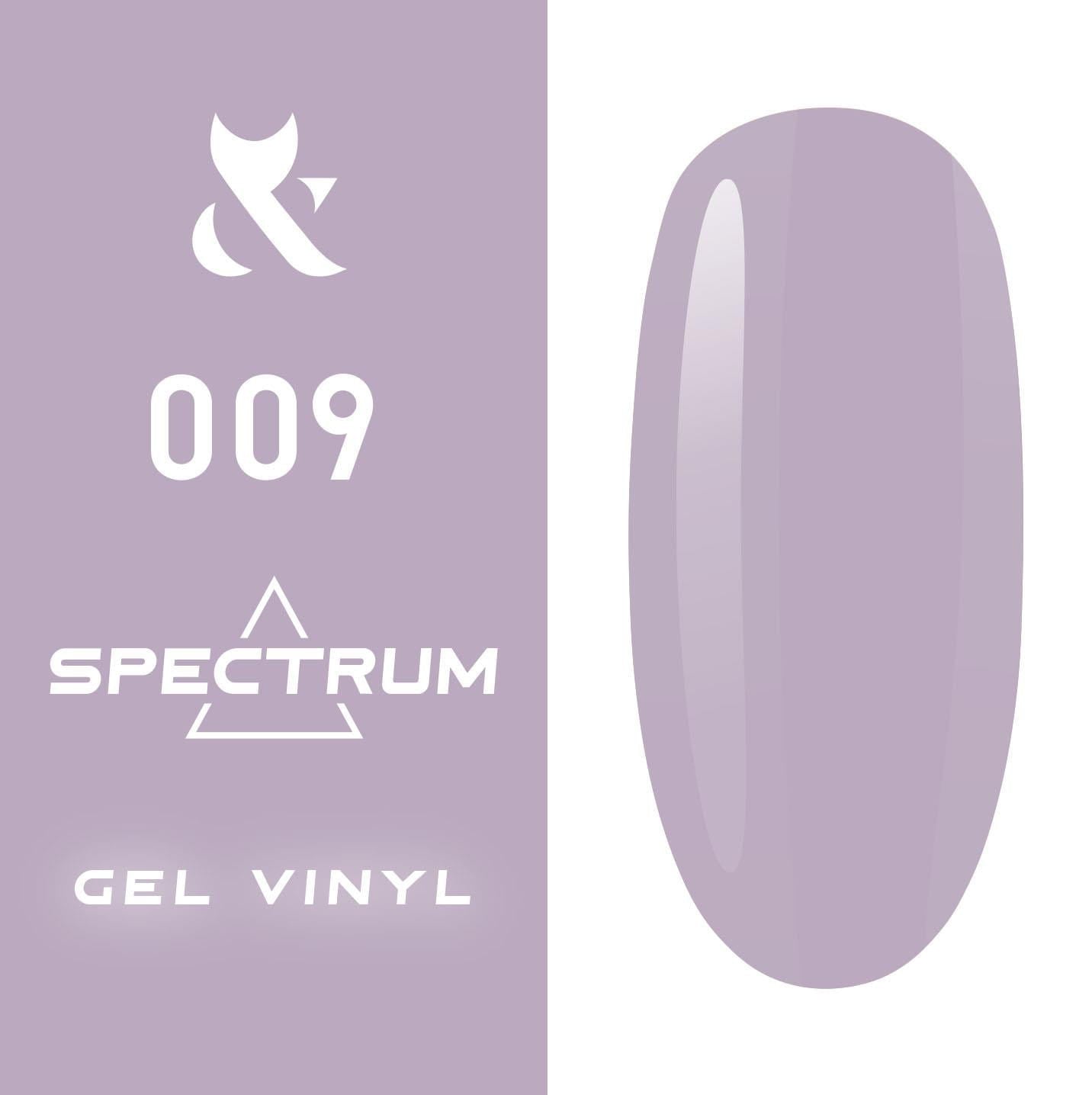 Fox Spectrum 009 Lakier Hybrydowy 7ml Czerwono-Różowy Trwały Manicure