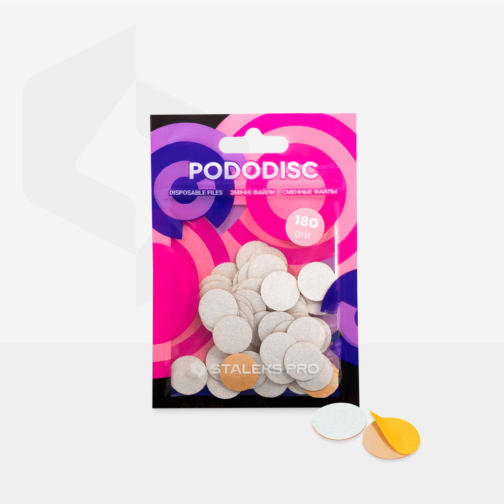 Staleks PRO PODODISC S Nakładki ścierne 15mm 180 grit 50 szt.