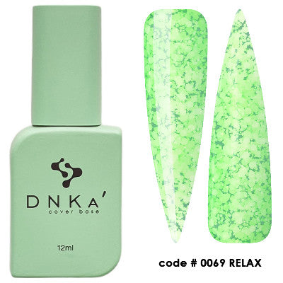 DNKa Rubber Base French Cover 12ml #0069 Relax - Baza Hybrydowa Kamuflująca