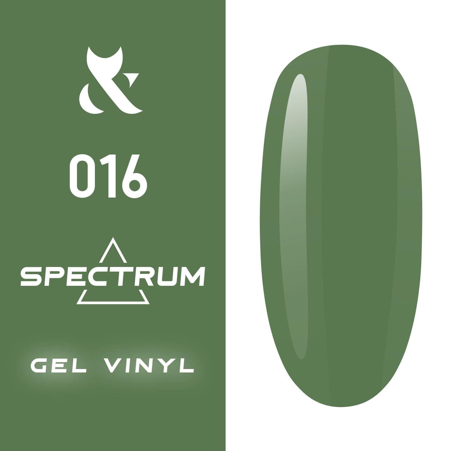Fox Spectrum 016 Lakier Hybrydowy Zielony 7ml Vegan 7-Free CE Trwały