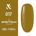 Fox Spectrum 017 Lakier Hybrydowy Żelowy Żółto-Złoty 7ml Manicure 7-Free