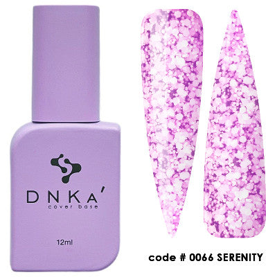 DNKa Rubber Base French Cover #0066 Serenity 12ml - Baza hybrydowa do paznokci