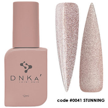 DNKa Rubber Base French Cover 12ml #0041 Stunning - Baza Hybrydowa