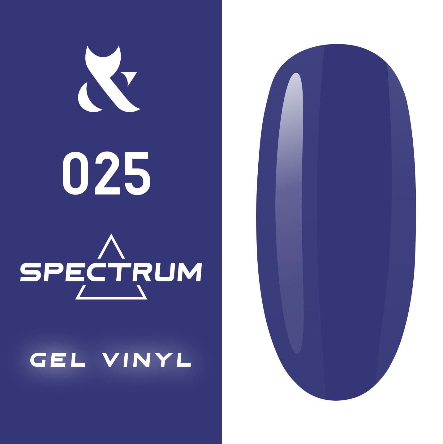 Fox Spectrum 025 Lakier Hybrydowy Niebieski 7ml 7-Free Certyfikat CE