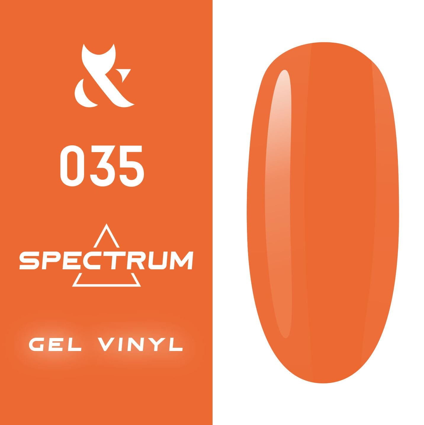 Fox Spectrum 035 Drive lakier hybrydowy pomarańczowy 7ml trwały 7-free