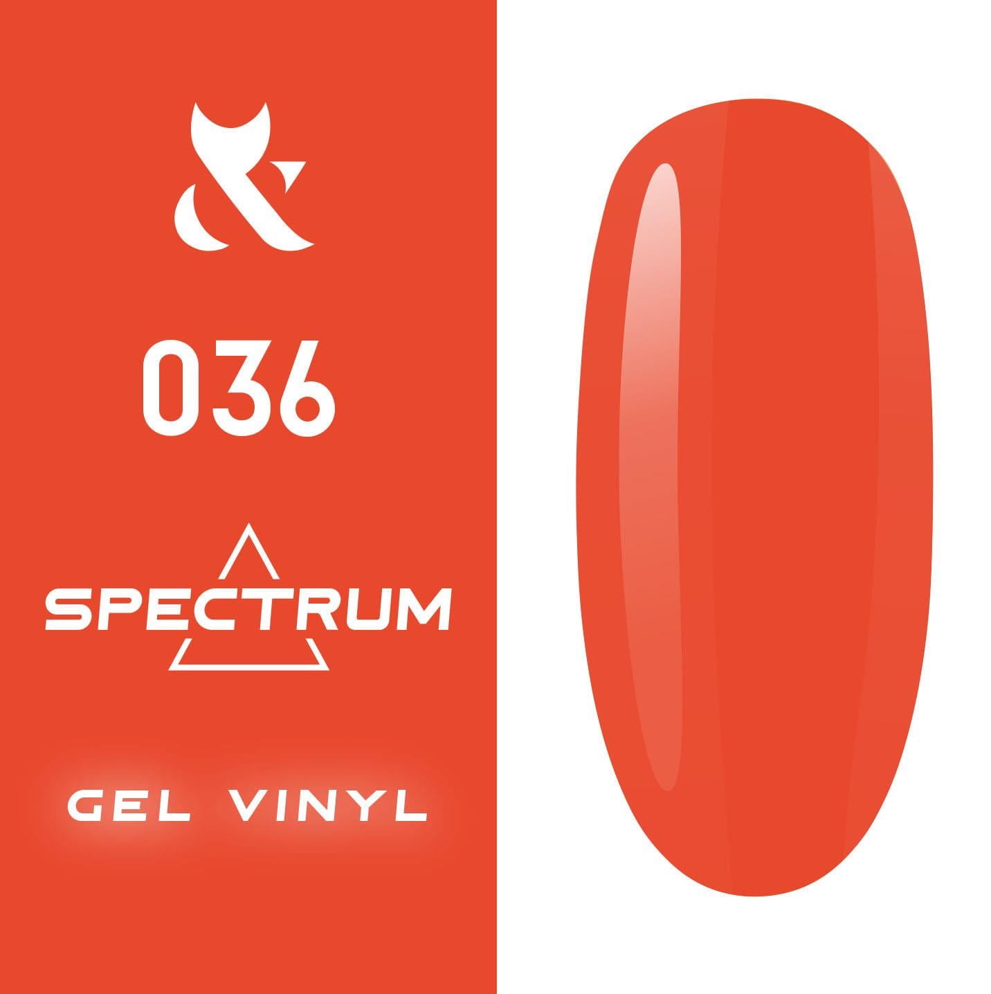 Fox Spectrum 036 Lakier Hybrydowy 7ml - Trwały, 7-Free, Głęboki Kolor