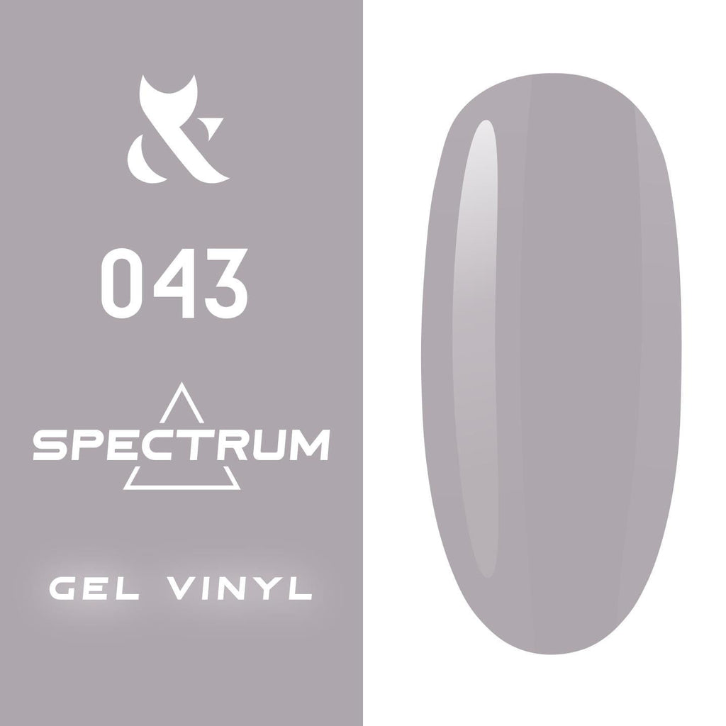 FOX Spectrum 043 Symphony lakier hybrydowy szary z połyskiem 7ml