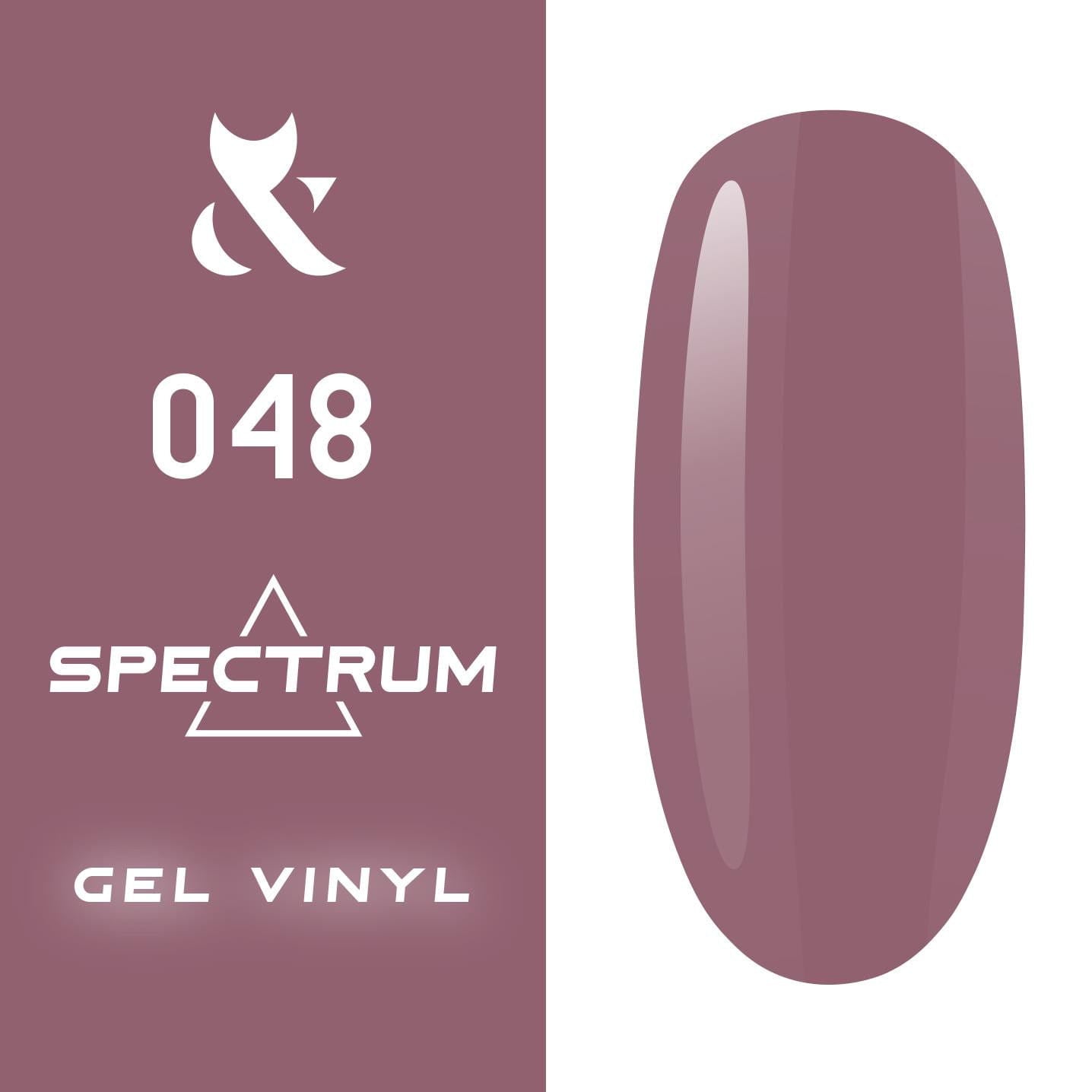 FOX Spectrum 048 Lakier Hybrydowy Żelowy 7ml - Trwały, 7-Free, Mocny Kolor