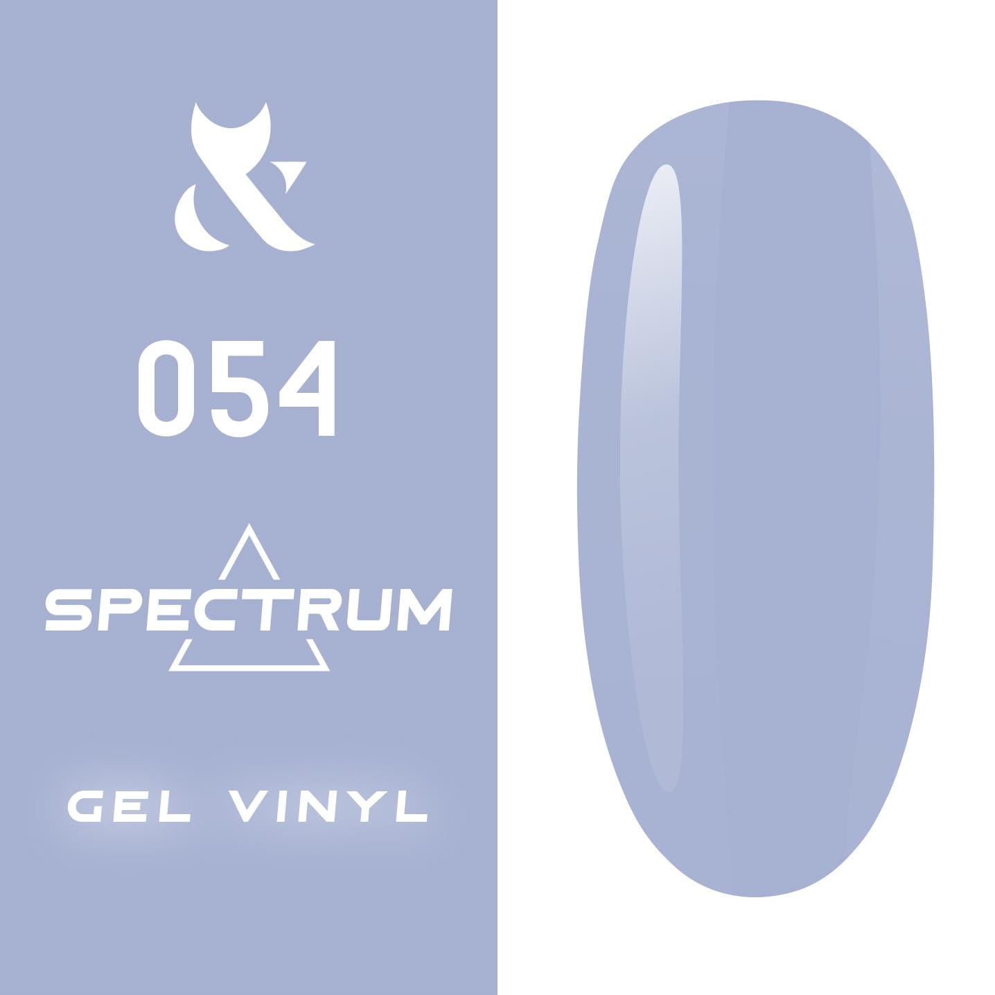 Fox Spectrum 054 Titanium lakier hybrydowy niebieski 7ml trwały manicure