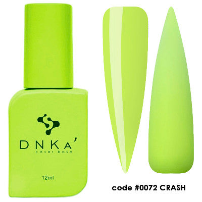 DNKa Rubber Base French Cover Crash #0072 12ml Baza Hybrydowa Kamuflująca