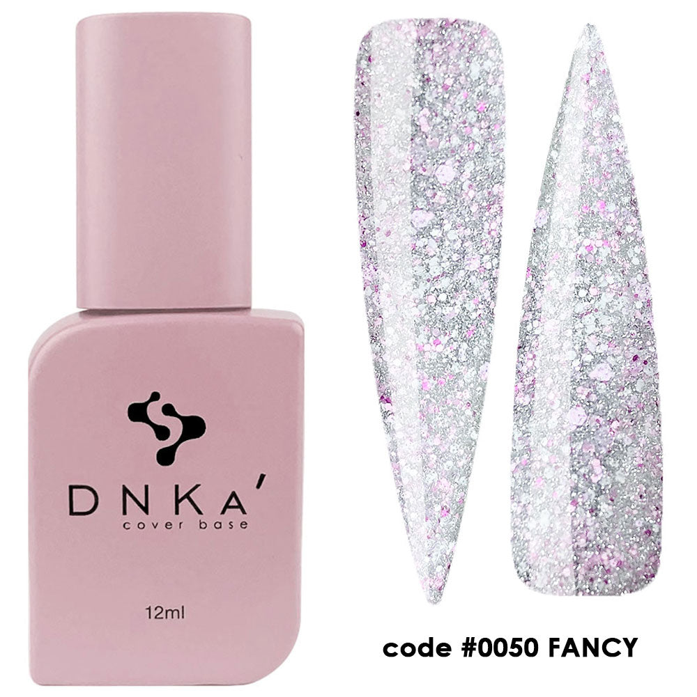 DNKa Rubber Base French Cover #0050 Fancy 12ml Baza Hybrydowa Kamuflująca