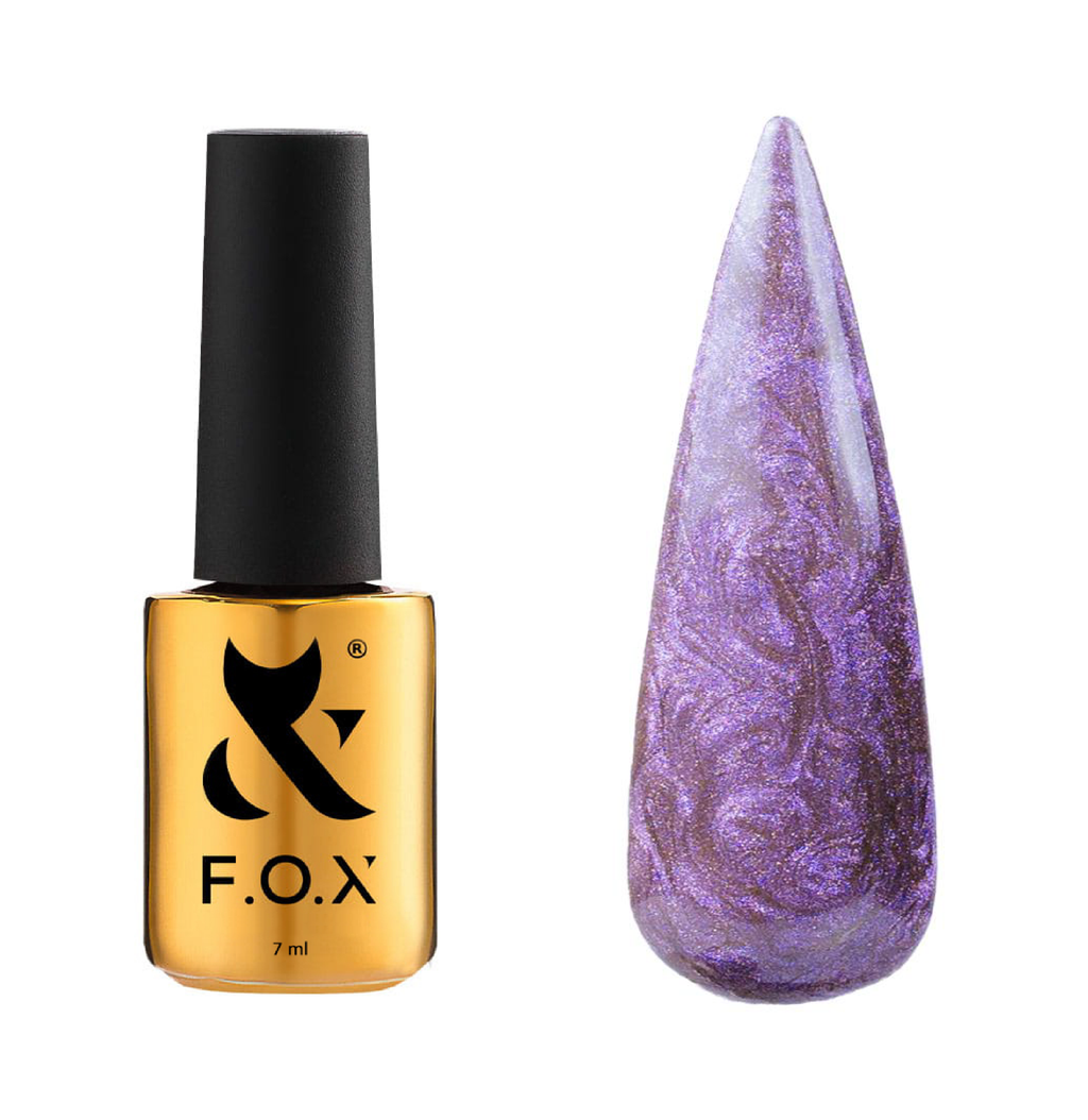 F.O.X Lakier Hybrydowy Gold Aurora 002  7ml Manicure UV LED