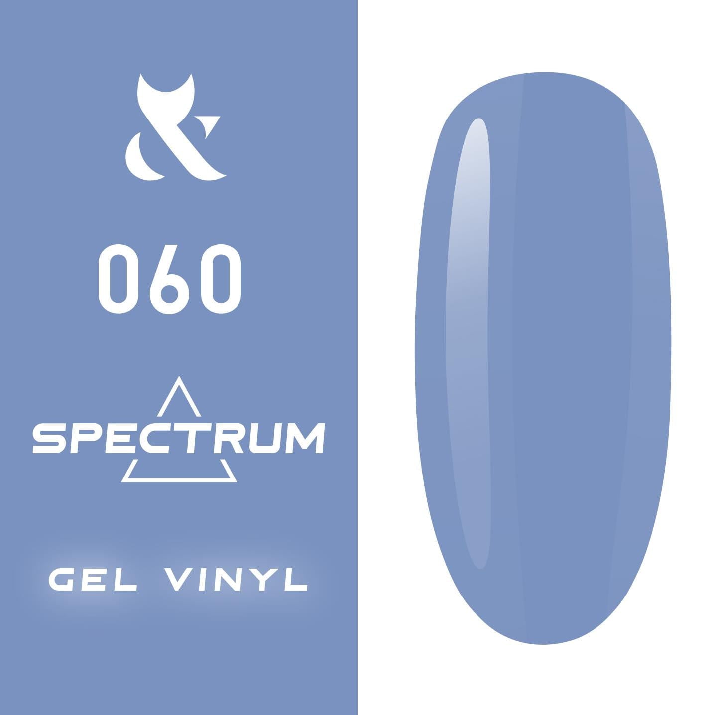Fox Spectrum 060 Right lakier hybrydowy niebieski 7ml trwały 7-free