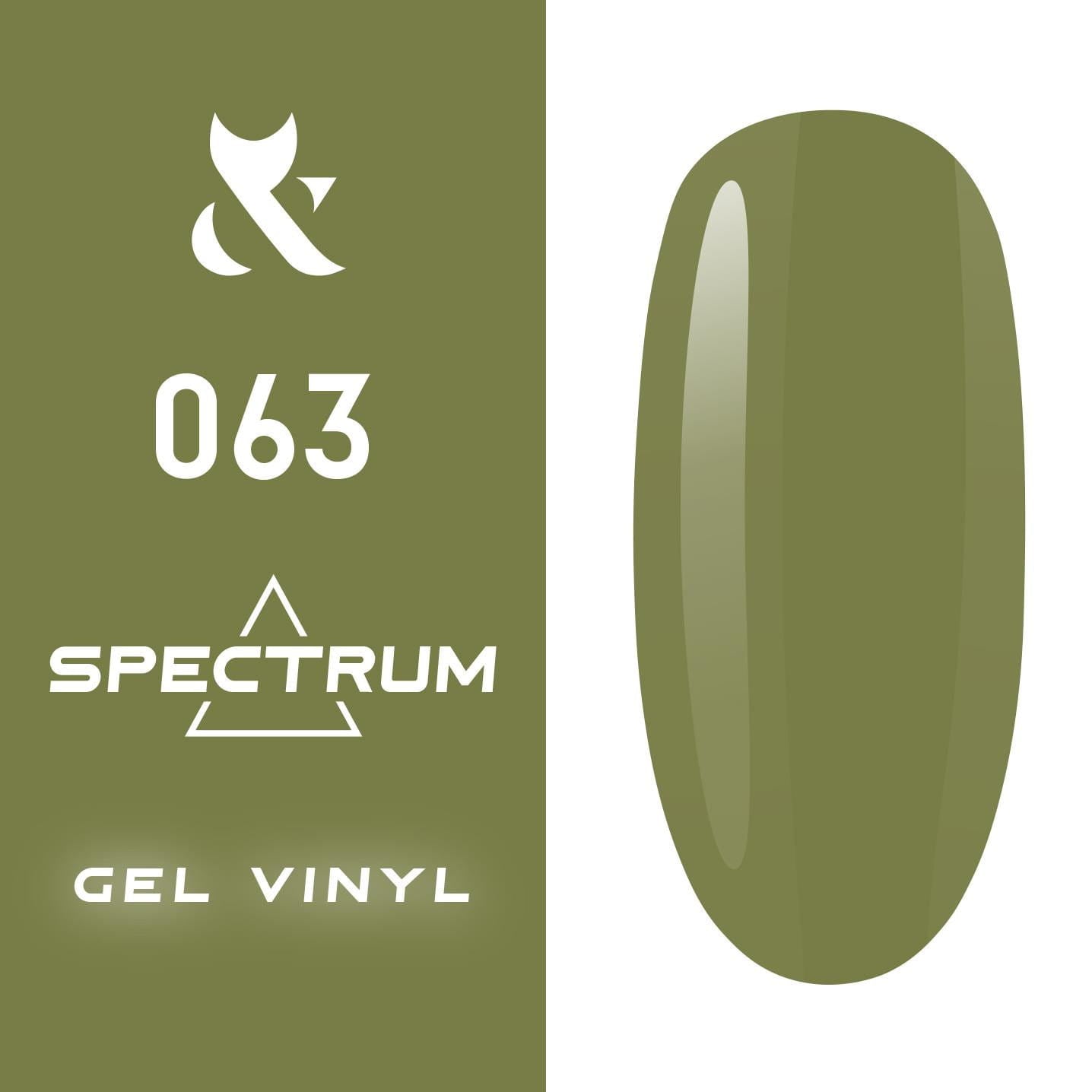 Fox Spectrum 063 Cannabis Lakier Hybrydowy Zielony 7ml Trwały 7-Free
