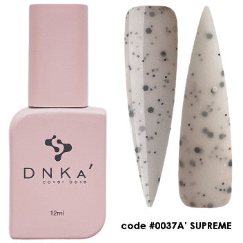 DNKa Rubber Base French Cover #0037A Supreme Baza Hybrydowa Beżowa 12 ml