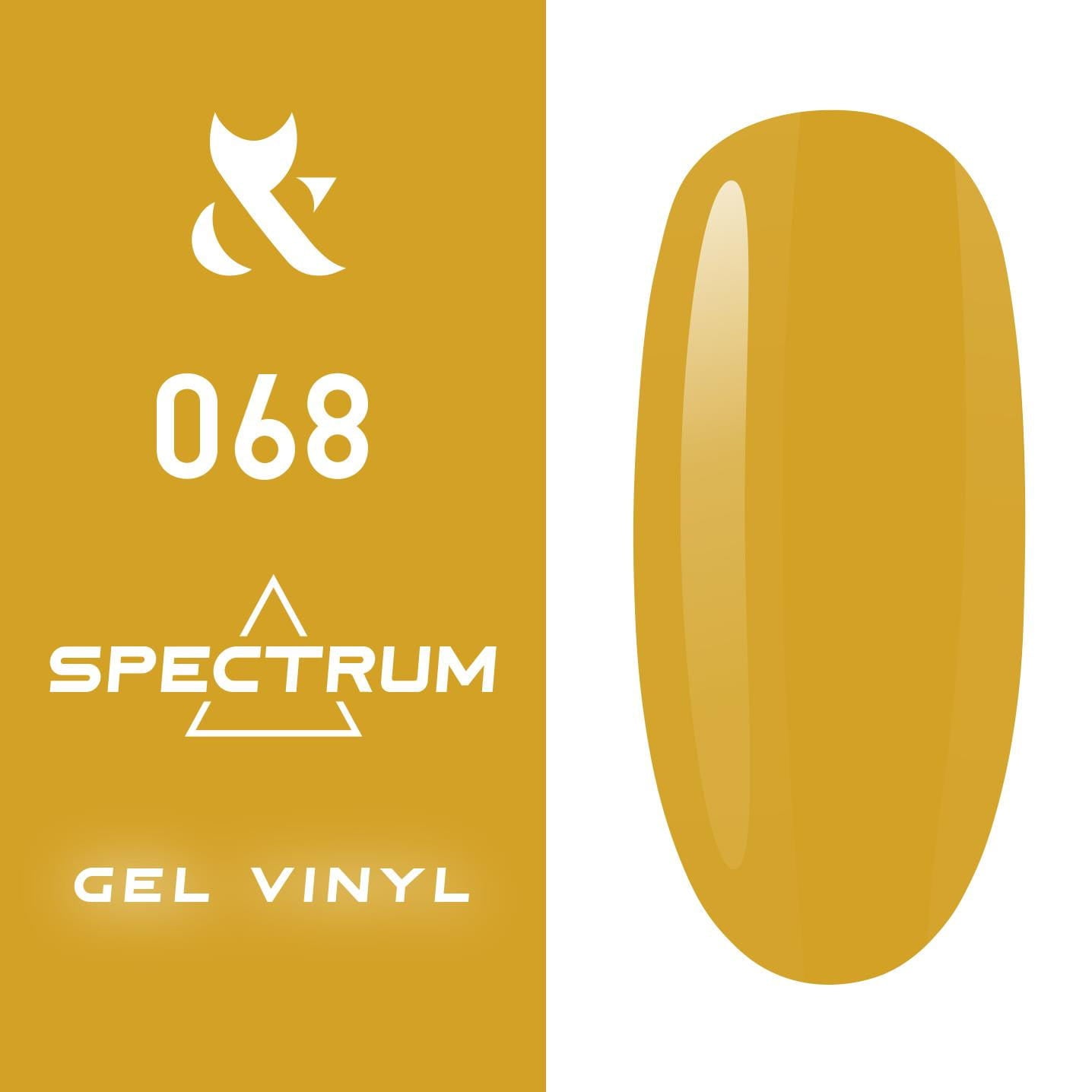 Fox Spectrum 068 Crush Lakier Hybrydowy Żółto-Złoty 7ml 7-Free