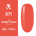 Fox Spectrum 071 Singer lakier hybrydowy czerwony 7ml trwały manicure