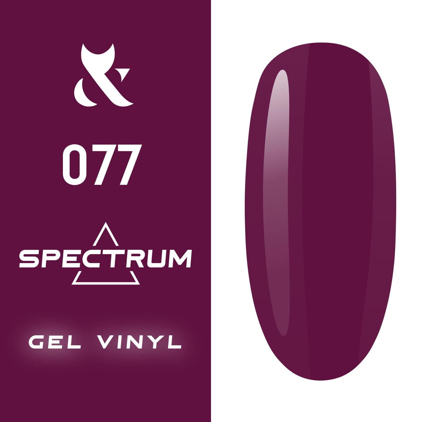 Fox Spectrum 077 Lakier Hybrydowy 7ml - Trwały Żelowy Lakier do Paznokci