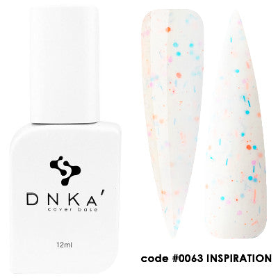DNKa Rubber Base French Cover 12ml #0063 Inspiration Baza Hybrydowa