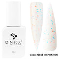 DNKa Rubber Base French Cover 12ml #0063 Inspiration Baza Hybrydowa