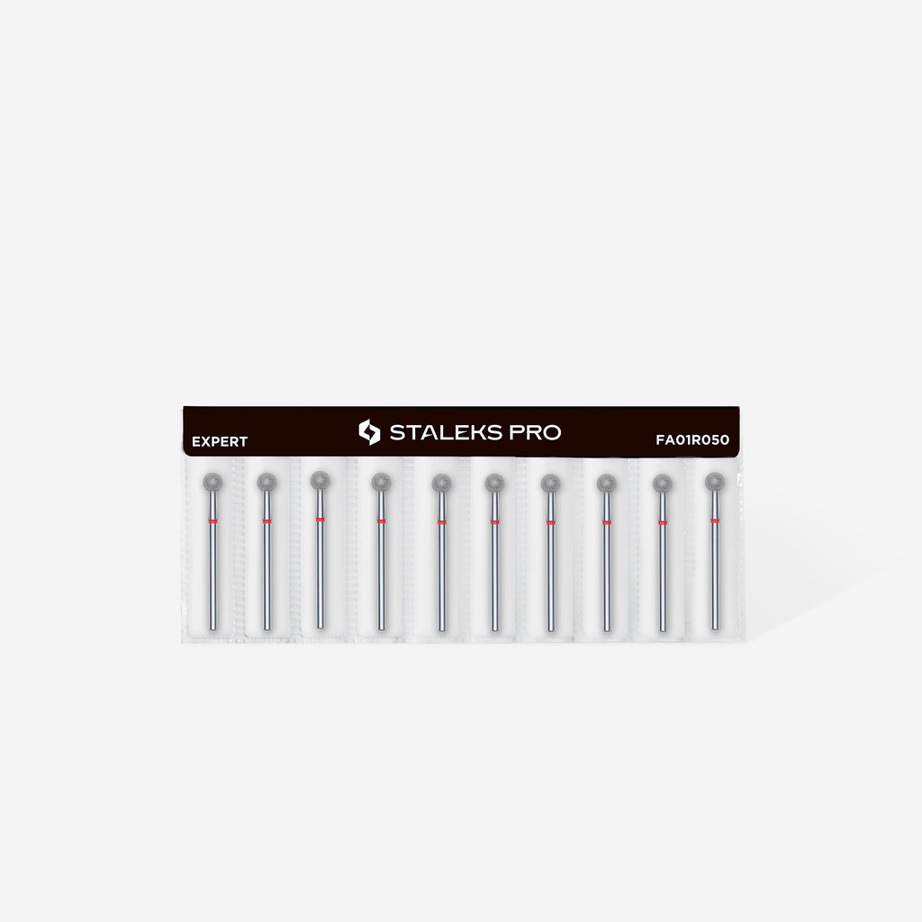 Frez diamentowy kulka 5 mm 180 do skórek manicure pedicure FOX CE
