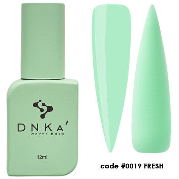 DNKa Rubber Base French Cover 12ml #0019 Fresh - Baza Hybrydowa Kamuflująca