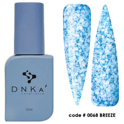 DNKa Rubber Base French Cover Breeze #0068 12ml baza hybrydowa kamuflująca