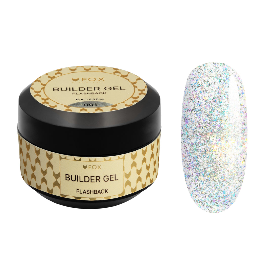 F.O.X Builder Gel Flashback 001, żel budujący 15 ml